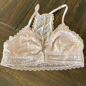 Victoria’s Secret Blush Lace bralette Extra small